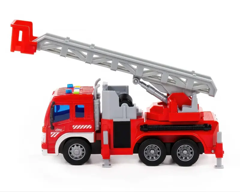 Polesie City-2 Friction-Powered Fire Engine Toy 1