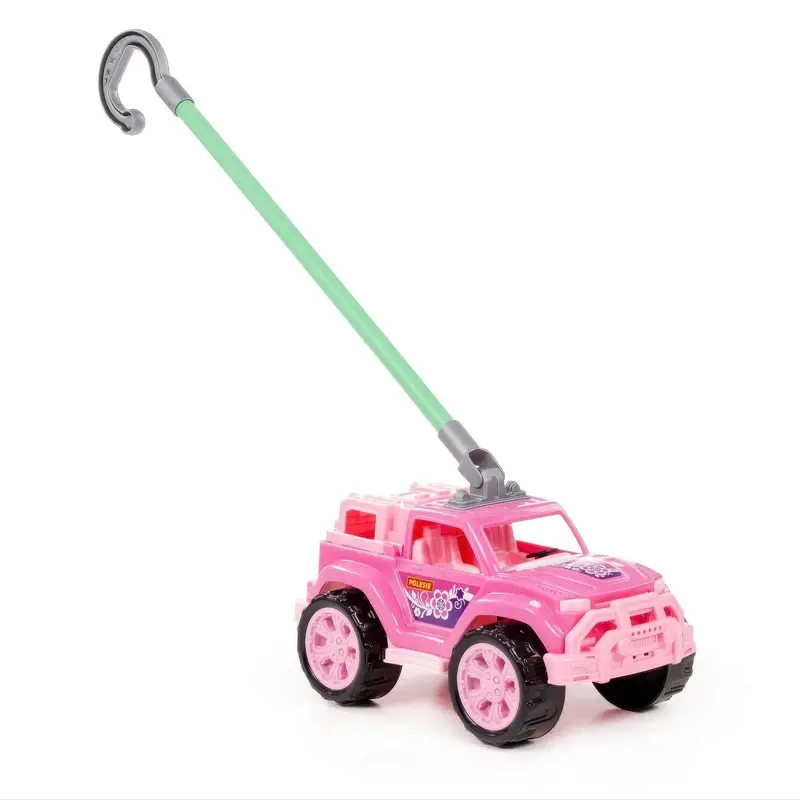 Polesie Legionary Push-Along Car – Pink Interactive Toddler Vehicle 1