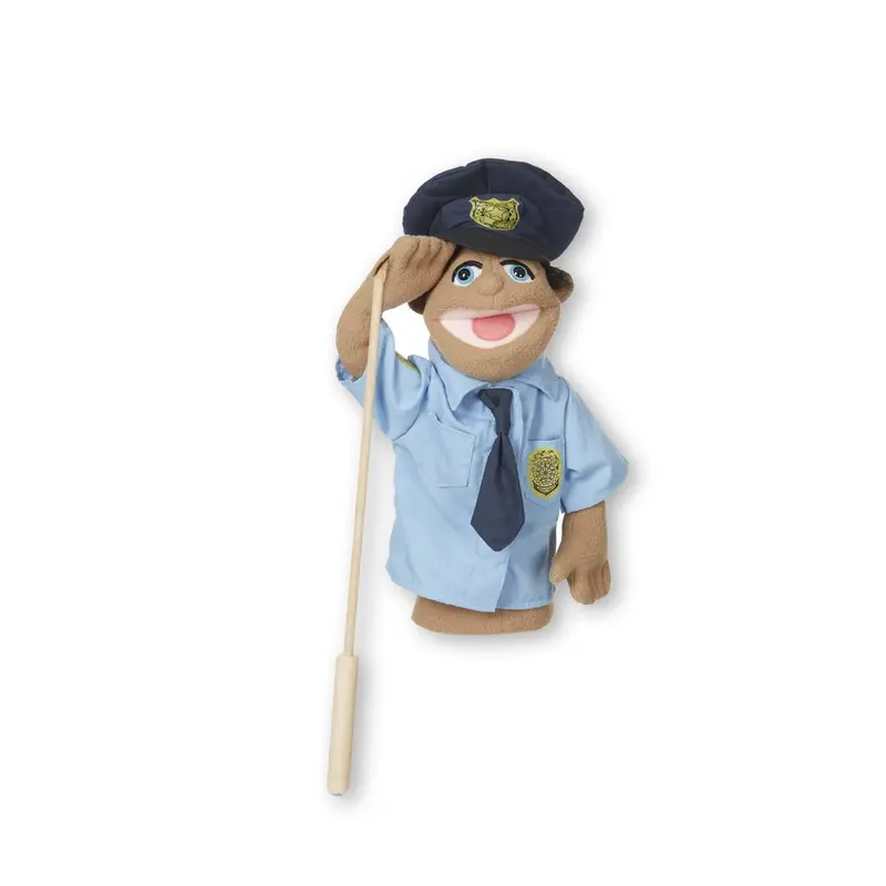 Police Officer Hand Puppet – Engaging Puppet For Role-Playing And Social Skills 1
