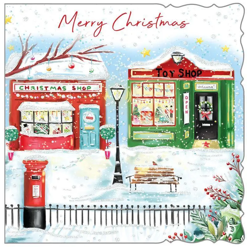Premium Christmas Shopping Greeting Cards – Boxed Set Of 10 1