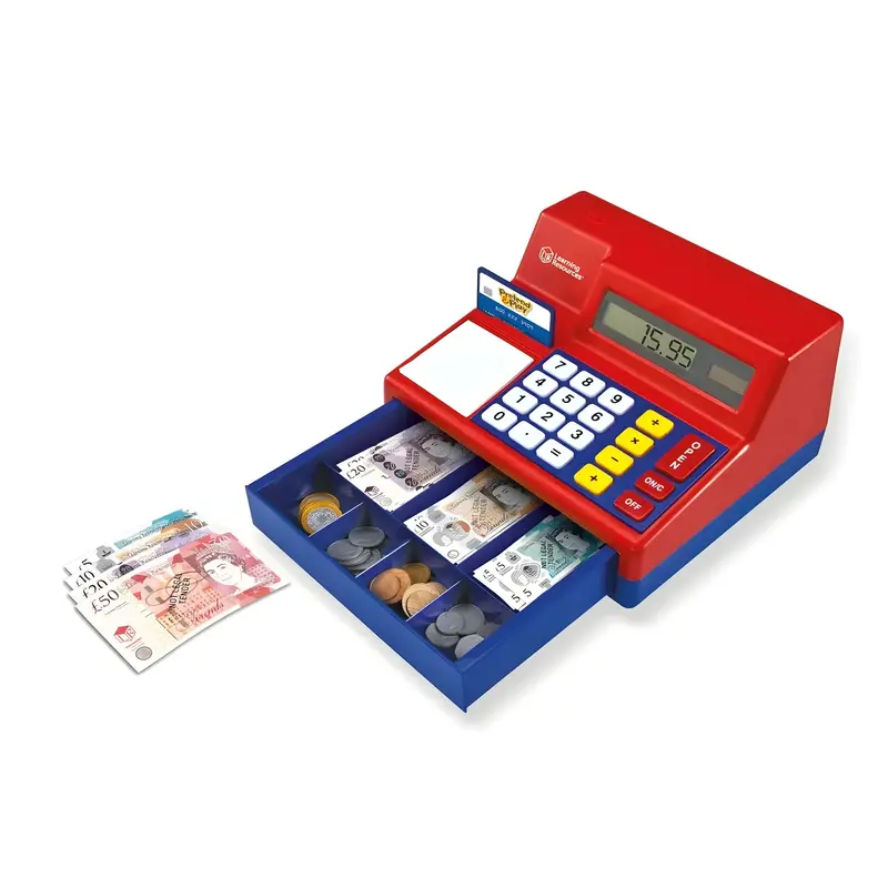 Pretend & Play® Calculator Cash Register – Uk Pound Currency Version 1