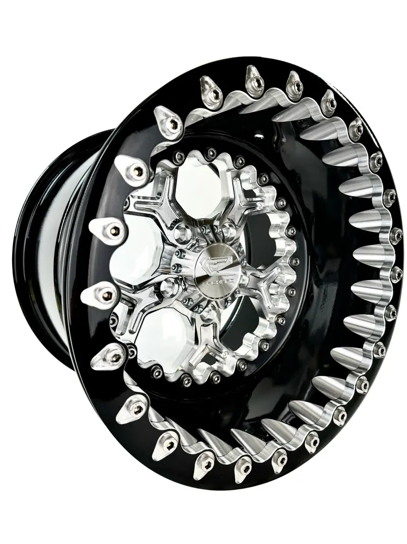Pro 5 Forged Beadlock Wheel – Silver, Fits Rzr Pro R (5X4.5) 1