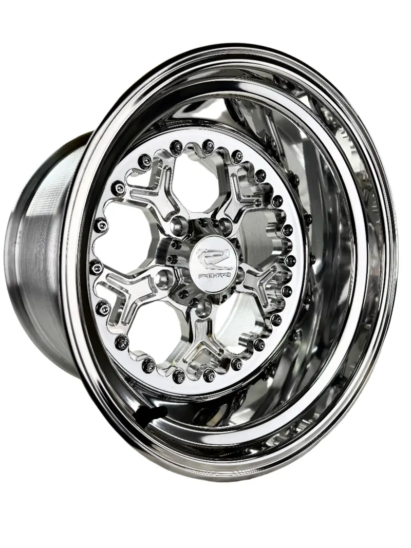 Pro 5 Forged Polished Alloy Wheel – Silver, 5×4.5 For Polaris Rzr Pro R 1