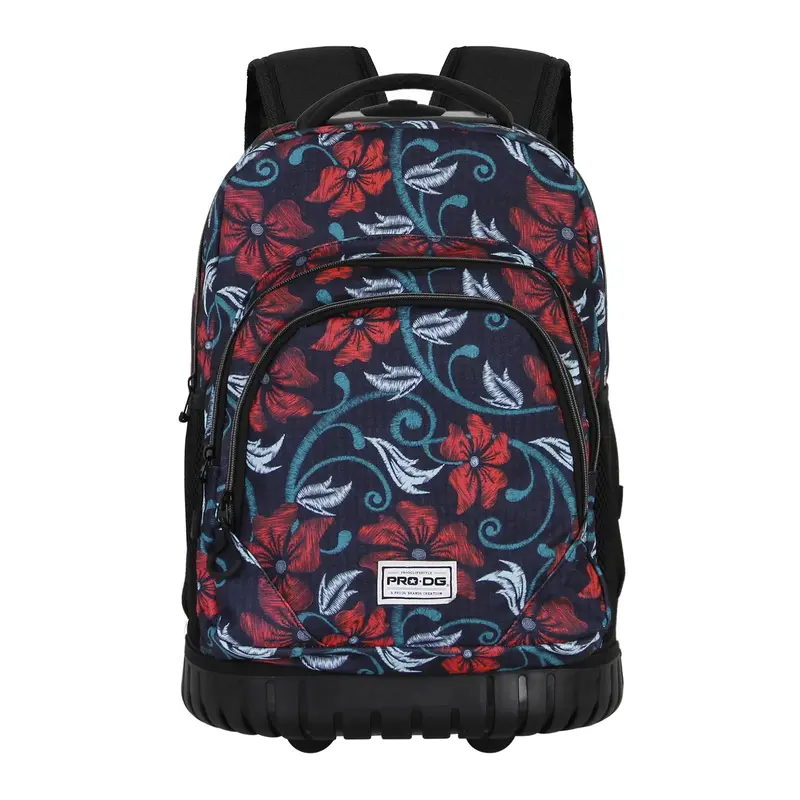 Prodg Multicolor Fan Gts Yarn-Textured Trolley Backpack – Trendy Travel Gear 1