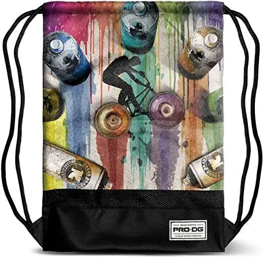 Prodg Storm Graffiti Print Drawstring Gym Bag – 48Cm 1