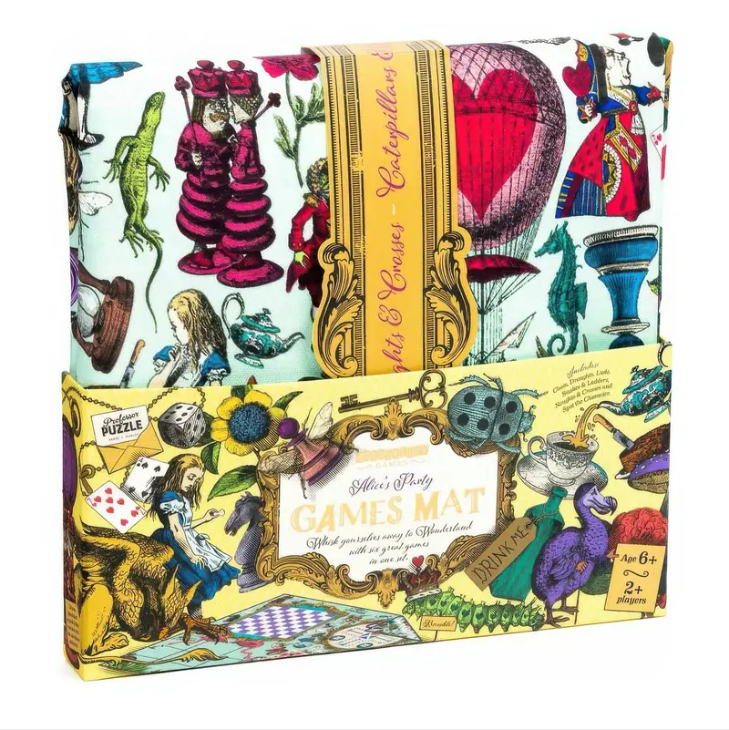 Professor Puzzle Alice-Inspired Party Games Mat 1