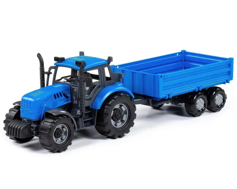 Progress Friction-Powered Drop-Side Trailer Tractor Combo 1