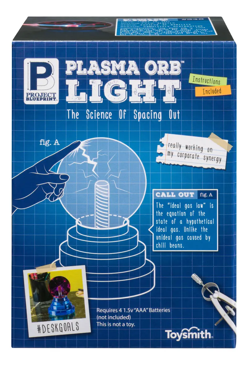 Project Blueprint Plasma Orb Glow Light Display 1