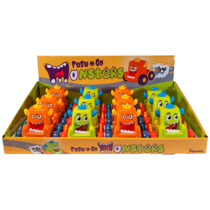 Push-And-Go Monster Toy Vehicles 1