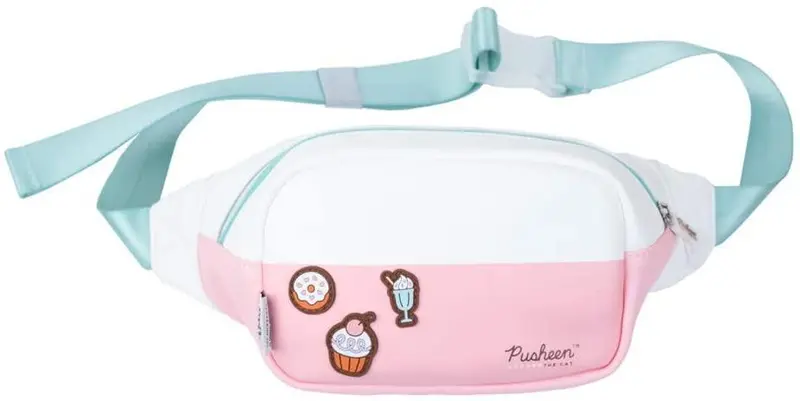 Pusheen Rose Collection Waist Pack – Adjustable Crossbody Fanny Pack 1