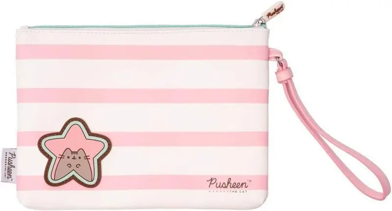 Pusheen Rose Handbag – Cute Floral-Themed Crossbody Purse 1