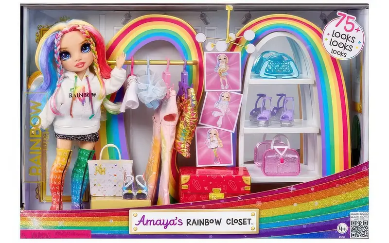 Rainbow High Amaya’S Rainbow Closet Playset With Accessories 1