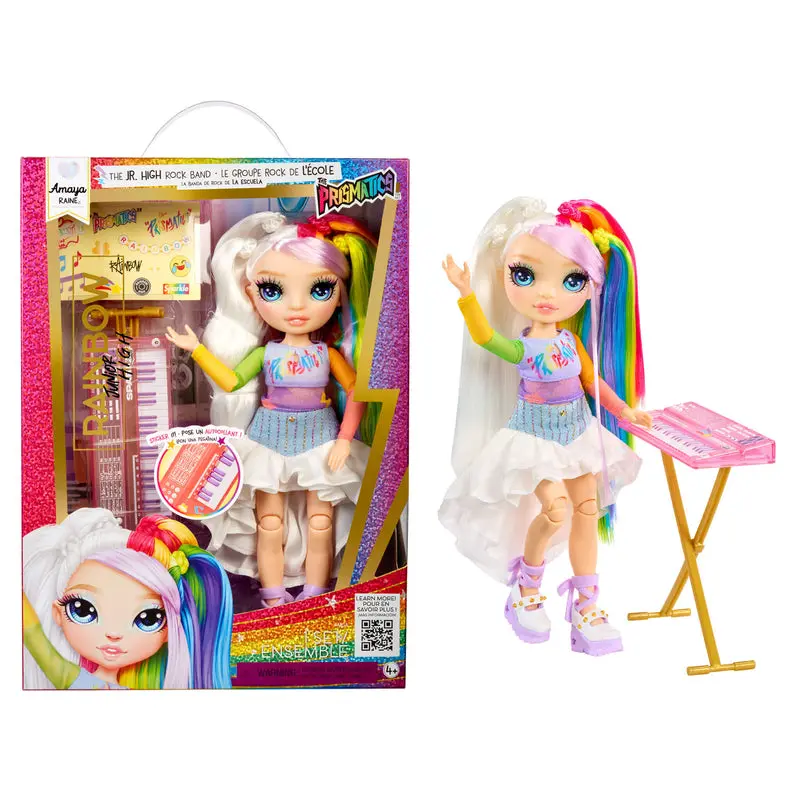 Rainbow High Jr. High Rock Band Doll – Amaya In Rainbow Style (23Cm) 1