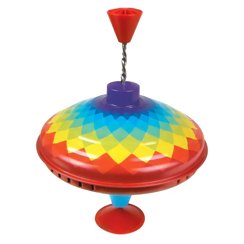 Rainbow Humming Spinning Top Toy 1