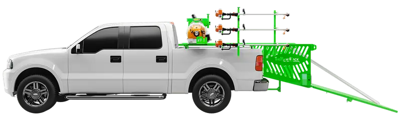 Ramp Rack All-In-One Pickup Truck Ramp System (Pu100) 1