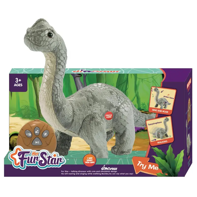 Rc Tanystropheus Dinosaur Plush – Interactive Remote-Controlled Prehistoric Toy 1