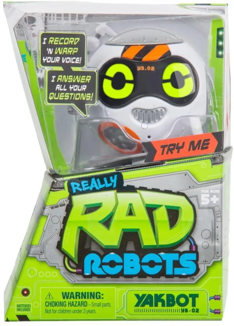 Really R.A.D. Robots Yakbot Yb-02 – White Programmable Robot 1