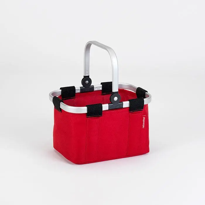 Reisenthel Red Shopping Basket By Klein – Foldable Fabric & Steel Grocery Carrier 1
