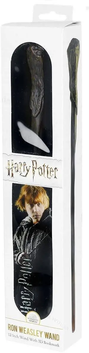 Ron Weasley Replica Wand – 12-Inch Collectible With 3D Bookmark 1