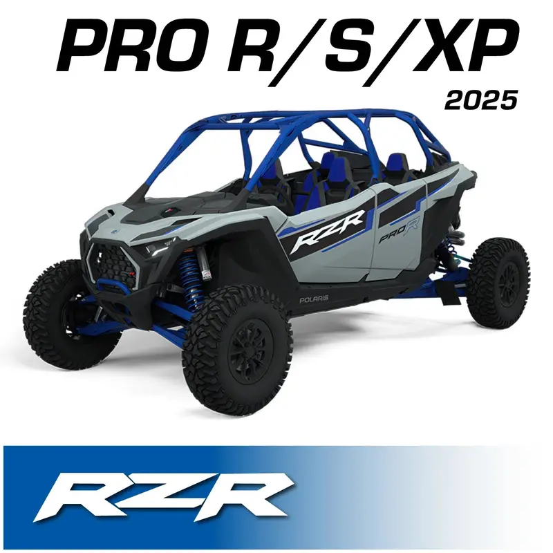 Rugged Radio Communication System For 2025+ Polaris Rzr Pro Xp, Pro R & Pro S – Bluetooth Intercom And 2-Way Radio Bundle 1