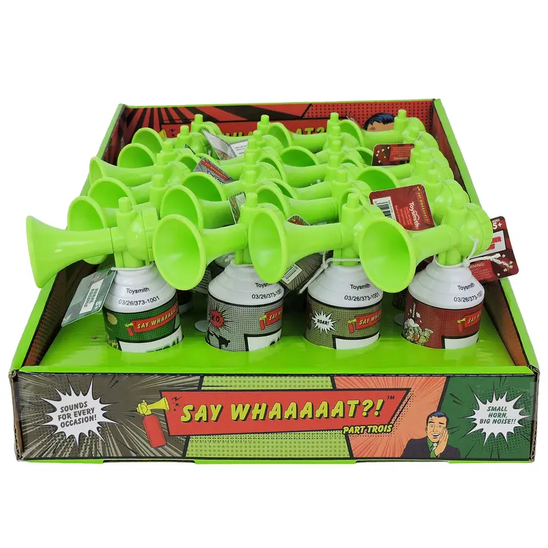 Say Whaaaaat?! Mini Air Horns (3-Pack) 1