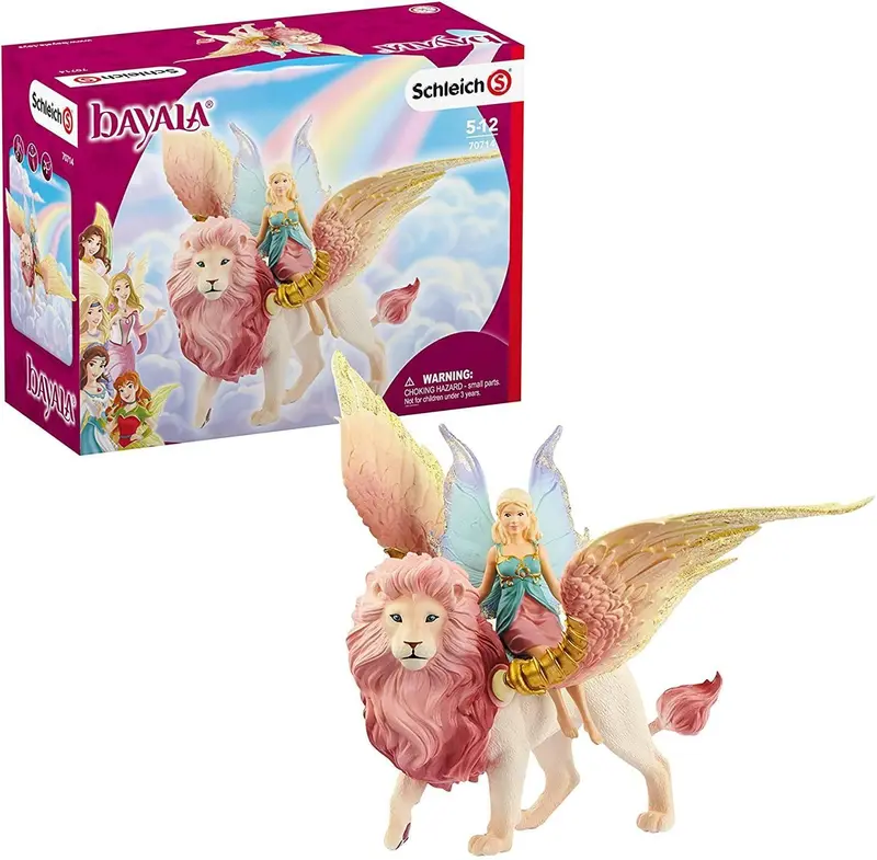 Schleich Fairy On Winged Lion – Enchanted Flying Figure For Imaginative Play 1