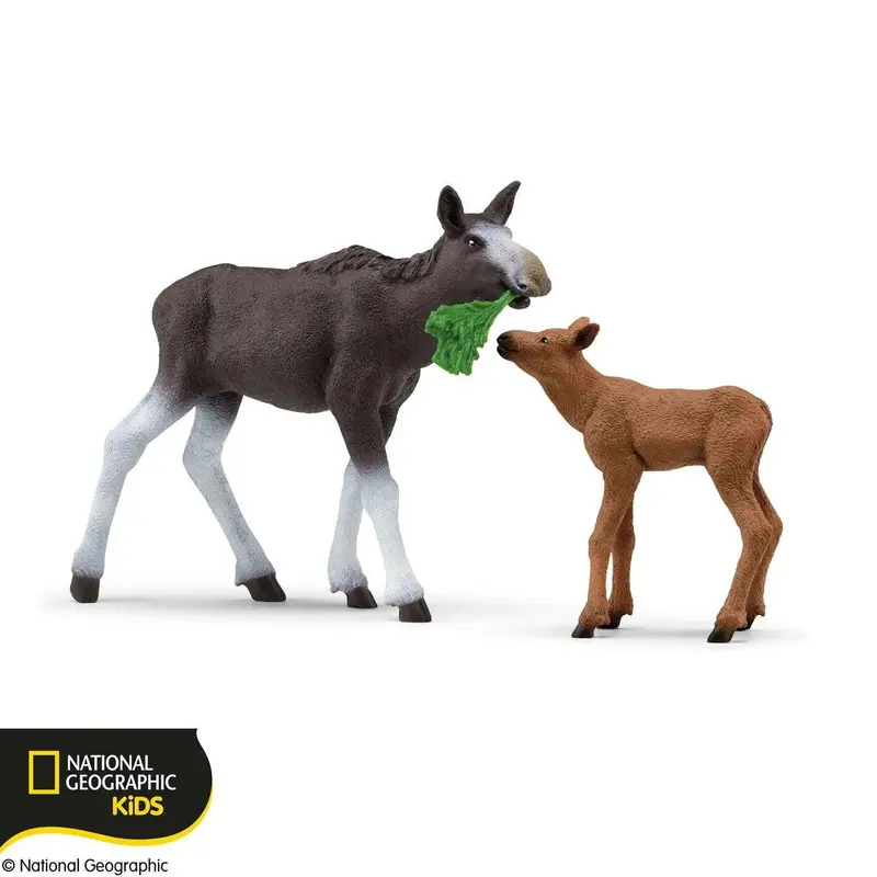 Schleich National Geographic Kids Moose Calf Figure 1