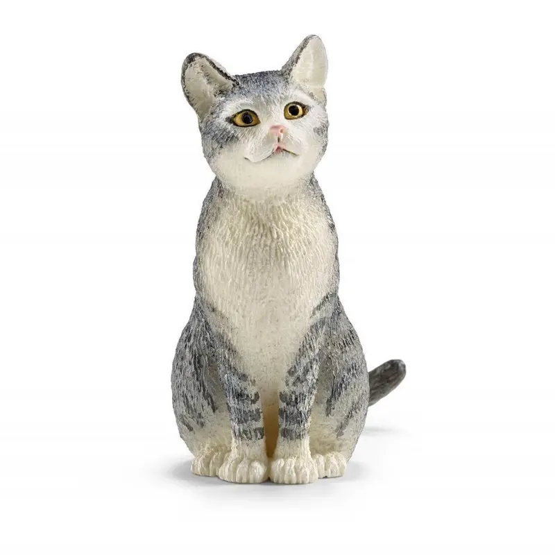 Schleich Sitting Cat Figurine – Expressive Feline Toy For Storytelling 1