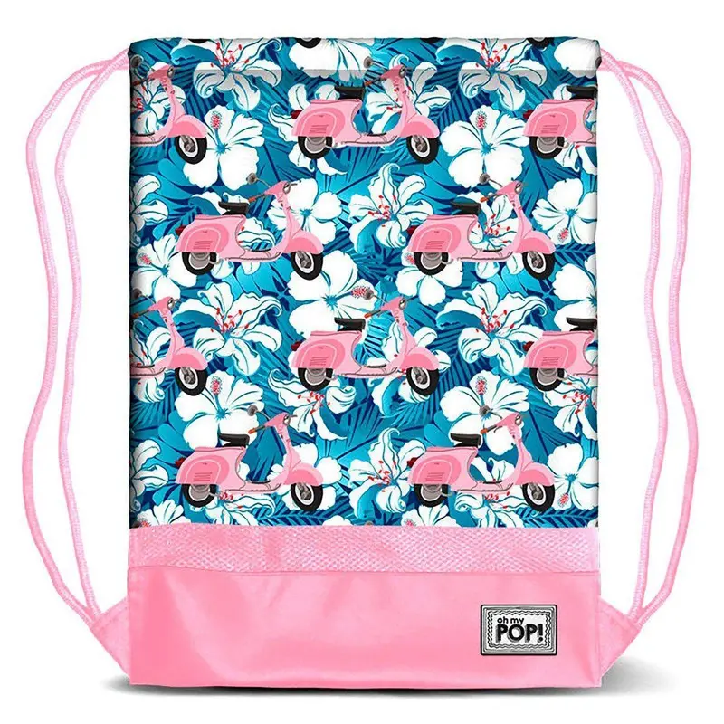 Scooter-Inspired Drawstring Carry Bag – 48Cm 1