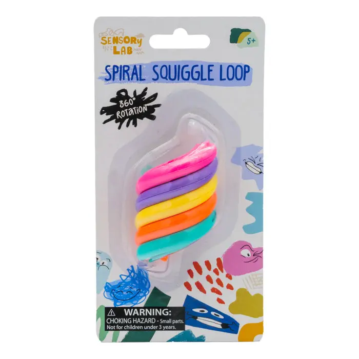 Sensory Lab Spiral Squiggle Loop – Kinetic Twisting Fidget Ring 1