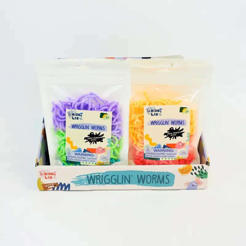 Sensory Lab Wrigglin’ Worm Sensory Toys 1
