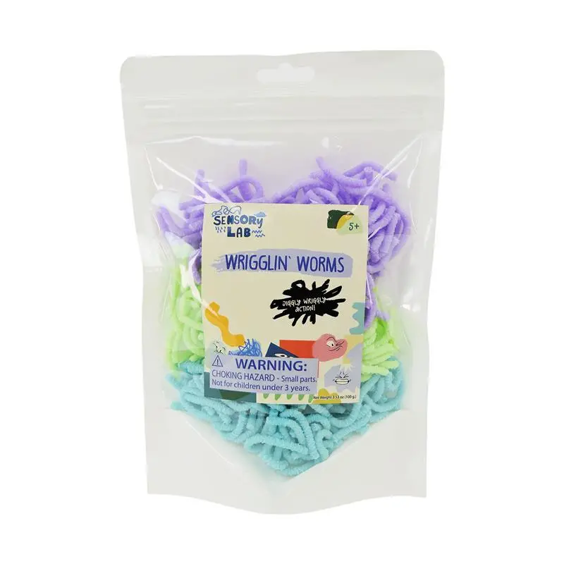 Sensory Lab Wrigglin’ Worms Assorted Pack 1