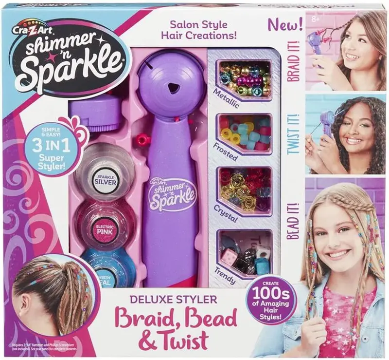 Shimmer And Sparkle Deluxe Bead Twist Braiding Styler Kit 1