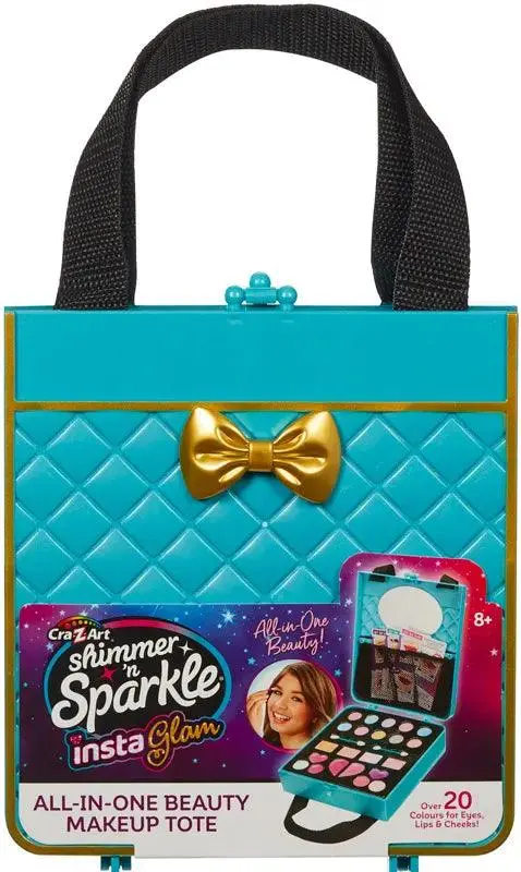 Shimmer 'N Sparkle Insta Glam Multi-Compartment Makeup Tote Bag 1
