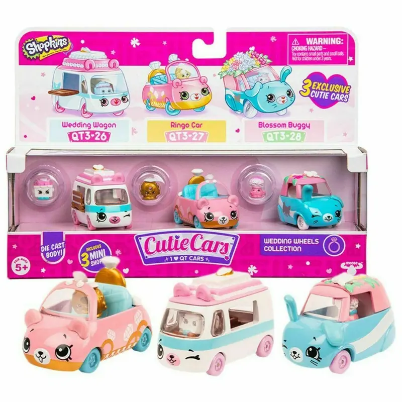 Shopkins Cutie Cars Triple-Pack – Assorted Mini Vehicles 1