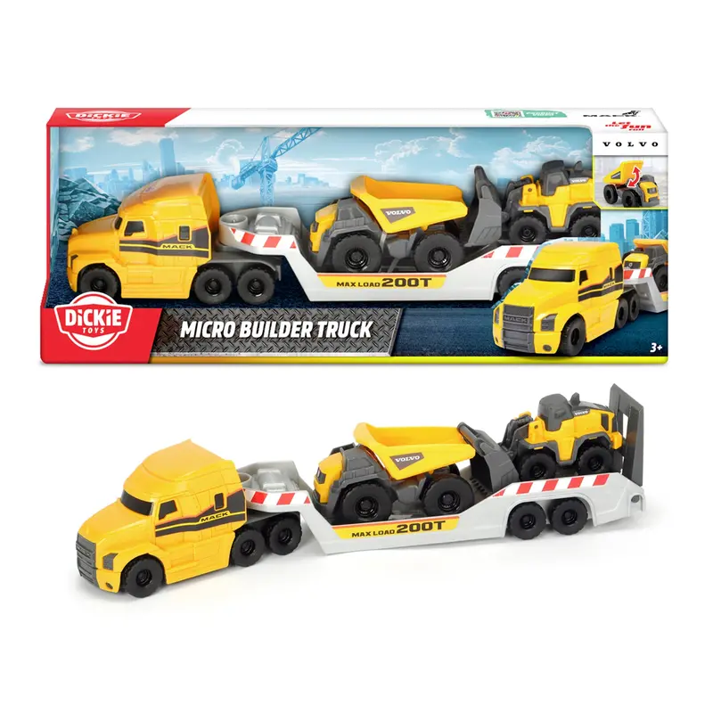 Simba Dickie Mack Volvo Micro Builder Construction Truck 1