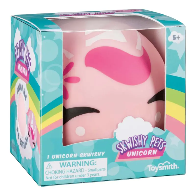 Skwishy Pets Glow-In-The-Dark Unicorn Toy 1