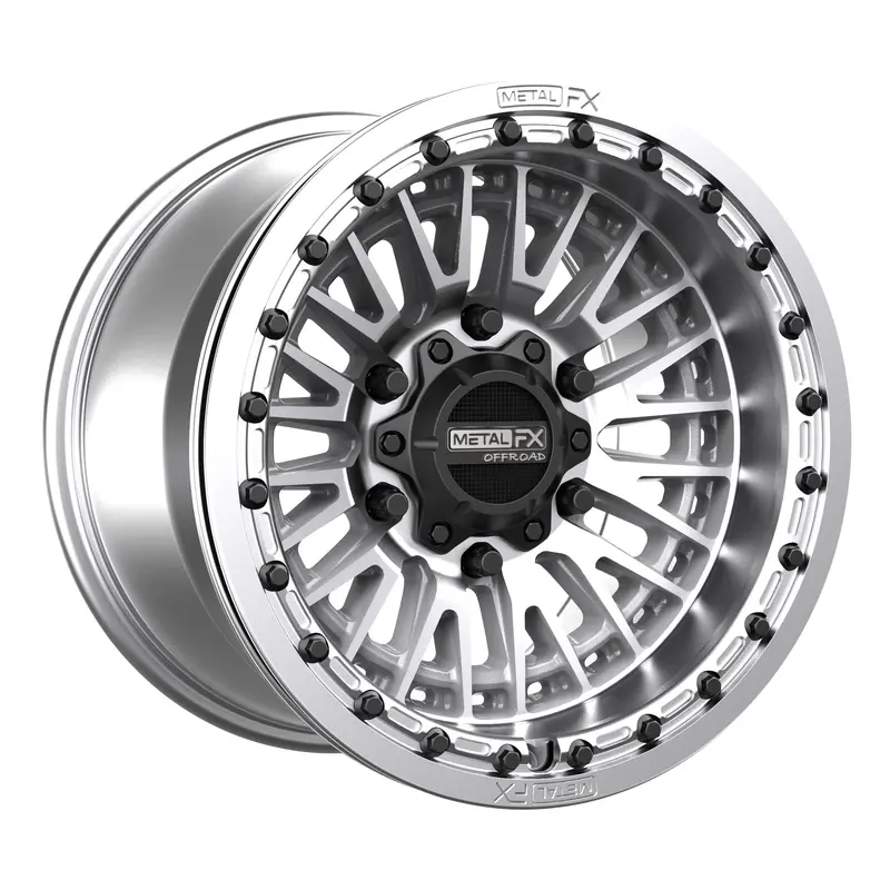 Slayer 6R Beadlock Wheel – Raw Aluminum Finish 1