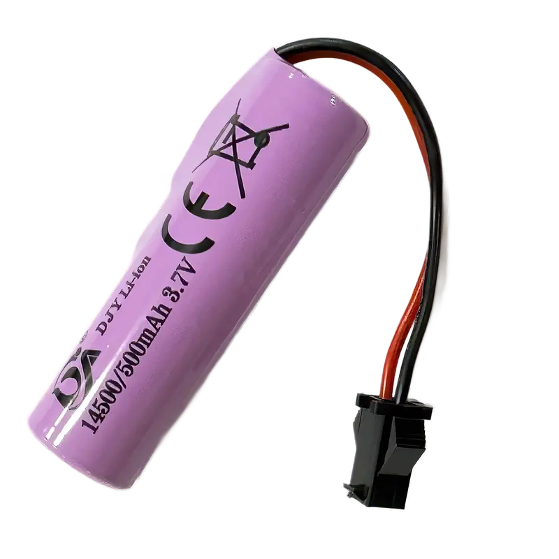 Slim 3.7V 500Mah Lithium-Ion Rechargeable Battery 1