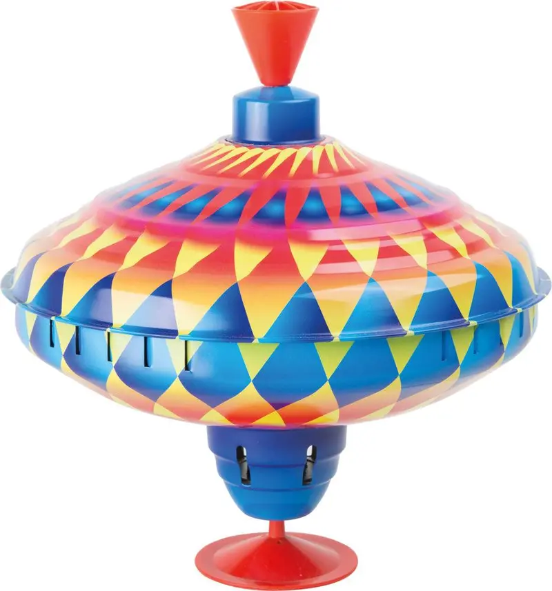 Small Foot Colorful Spinning Top – Handcrafted Wooden Toy For Fine Motor Development 1
