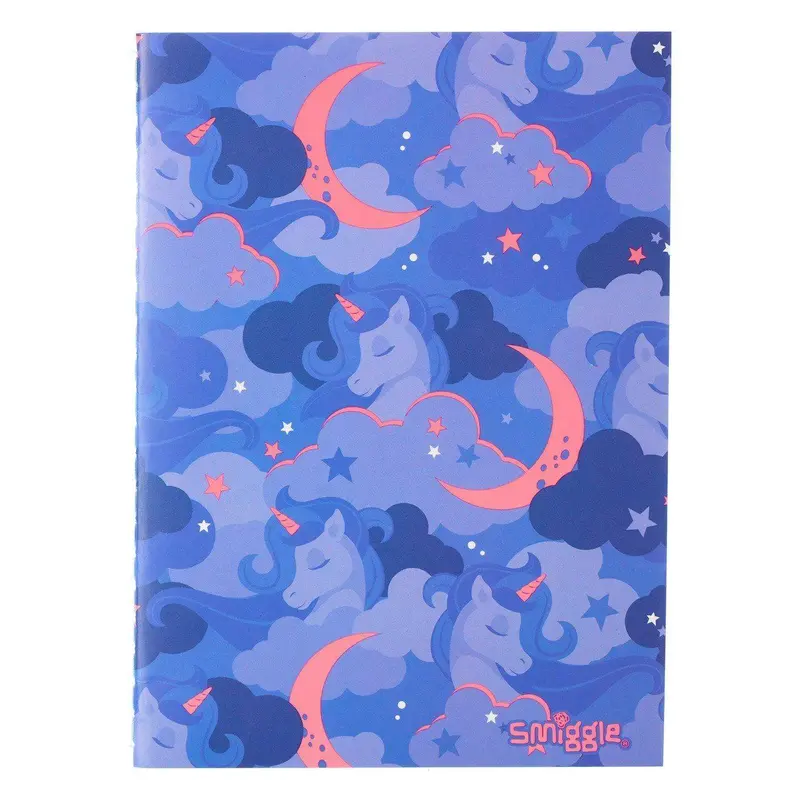 Smiggle A6 Pocket Notebook – Blue And Pink Cover 1