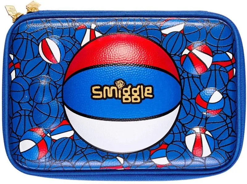 Smiggle Basketball-Themed Hardtop Pencil Case 1