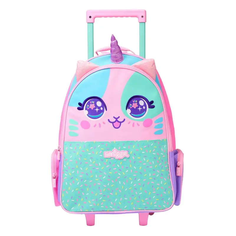 Smiggle Best Budz Trolley Backpack – Light-Up Wheels & Smooth Roll 1