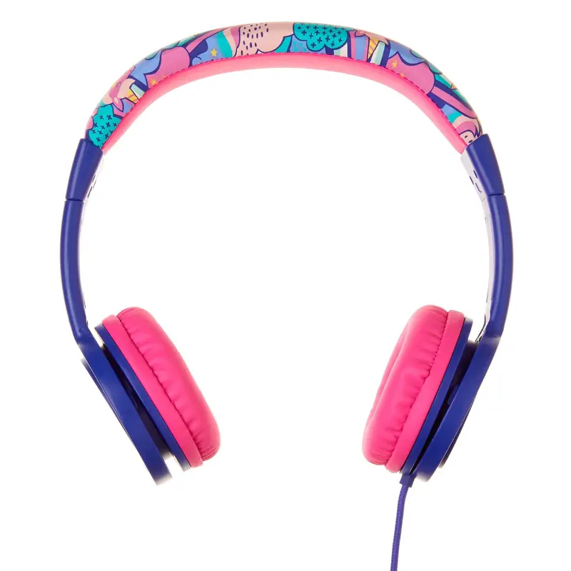 Smiggle Cheer First Junior Headphones – Lavender & Pink 1
