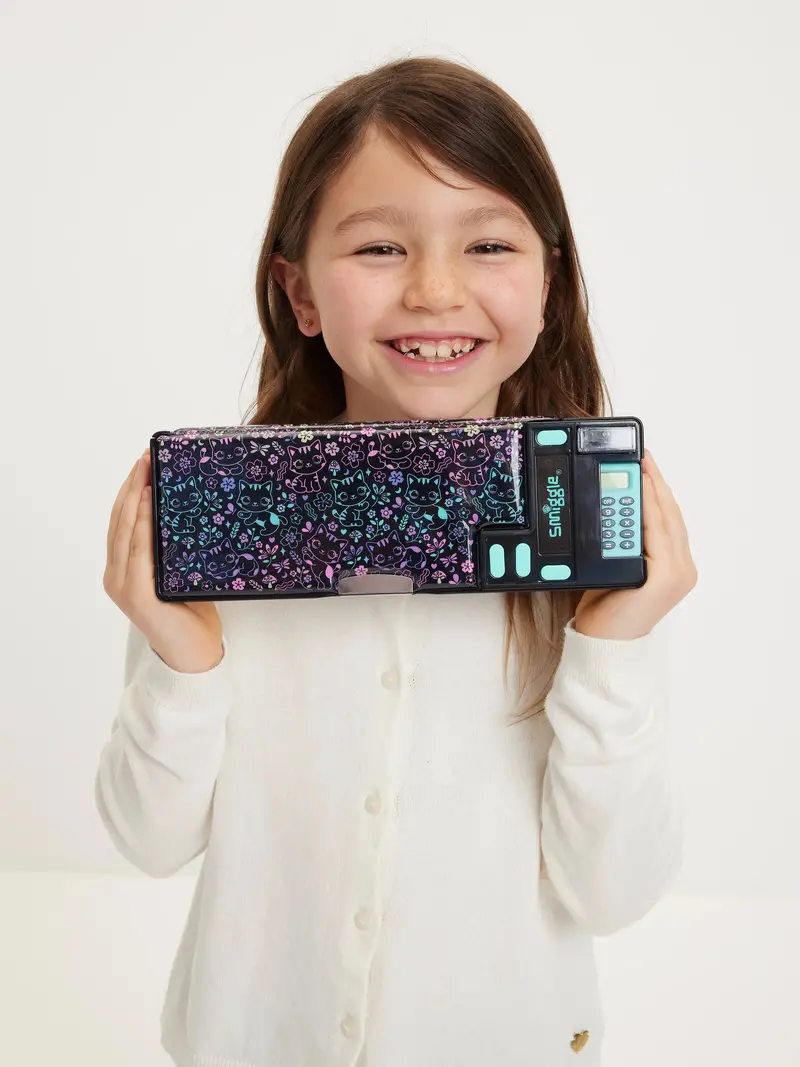 Smiggle Eclipse Pop-Out Pencil Case – Assorted Color Collection 1