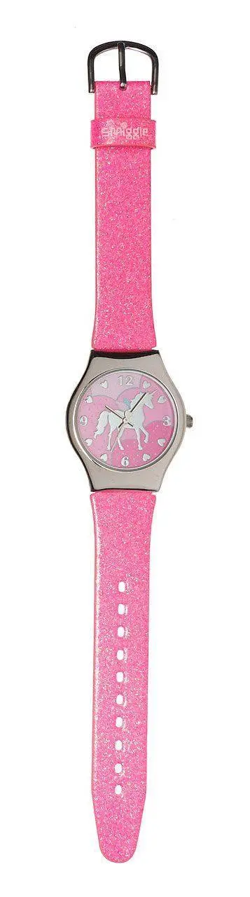 Smiggle Lunar Unicorn Watch – Pink Glow-In-The-Dark Style 1
