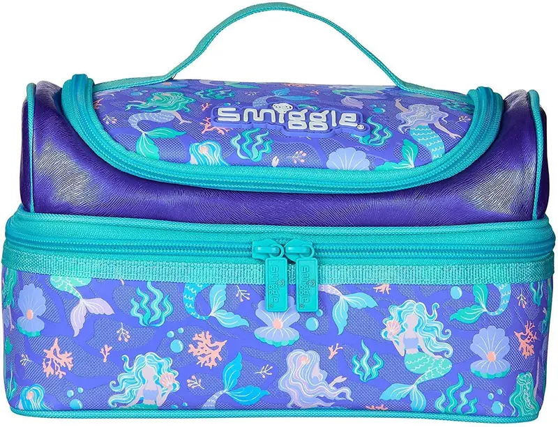 Smiggle Mermaid-Themed Flow Double Decker Lunchbox – Model 44303 1