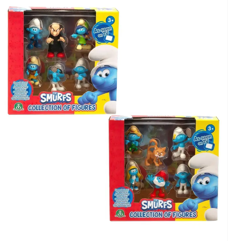Smurfs Minifigure Collection Pack – 6-Piece Assortment 1