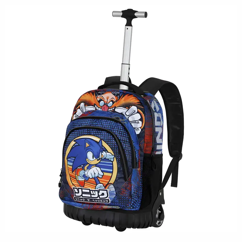 Sonic Checkpoint Kids Travel Trolley – 47Cm Rolling Bag 1
