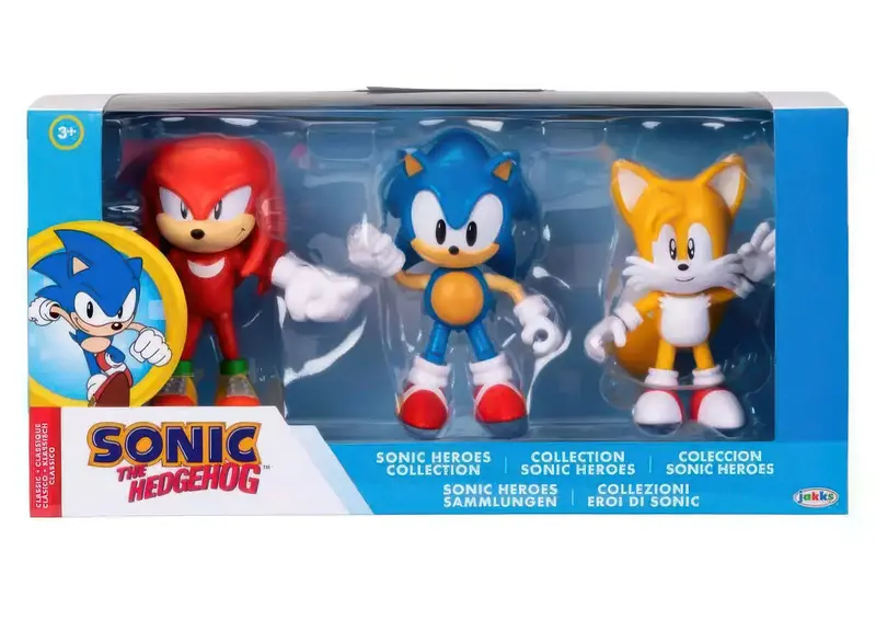 Sonic Classic Heroes 3-Pack – Retro-Inspired Action Figures 1